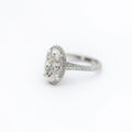 6.15 Ct Oval Cut Moissanite Engagement Ring