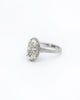 6.15 Ct Oval Cut Moissanite Engagement Ring