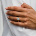 3.90 Ct Marquise Cut Moissanite Engagement Ring