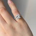 5 Ct Princess Cut Moissanite Engagement Ring