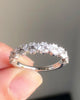 Marquise and Princess Cut Moissanite Wedding Band