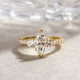2 Ct Marquise Cut Moissanite Engagement Ring