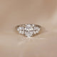 2 Ct Oval Cut Moissanite Engagement Ring