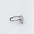 5.70 Ct Marquise Cut Moissanite Engagement Ring