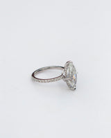 5.70 Ct Marquise Cut Moissanite Engagement Ring