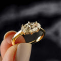 1.70 Ct Oval Cut Moissanite Engagement Ring