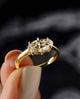 1.70 Ct Oval Cut Moissanite Engagement Ring