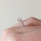 2.50 Ct Round Brilliant Cut Moissanite Engagement Ring