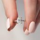 2 Ct Oval Cut Moissanite Engagement Ring