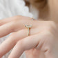 2 Ct Radiant Cut Moissanite Engagement Ring