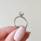 2.50 Ct Round Brilliant Cut Moissanite Engagement Ring