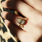 Bezel Set 3.04 CT Pear Cut Moissanite Engagement Ring