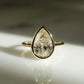 Bezel Set 3.04 CT Pear Cut Moissanite Engagement Ring