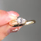 0.50 Ct Elongated Pear Cut Moissanite Engagement Ring