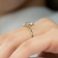 3 Ct Oval Cut Moissanite Engagement Ring