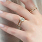 Bridal Set 3.15 Ct Cushion Cut Moissanite Engagement Ring