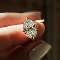 3.30 Ct Oval Cut Moissanite Engagement Ring