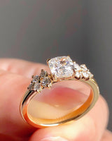 3.15 Ct Cushion Cut Moissanite Engagement Ring