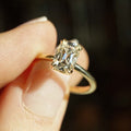 1.52 Ct Old mine Cushion Cut Moissanite Engagement Ring