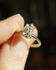 1.52 Ct Old mine Cushion Cut Moissanite Engagement Ring