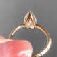 2 Ct Elongated Pear Cut Moissanite Engagement Ring