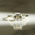 3 Ct Asscher Cut Moissanite Engagement Ring