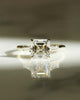 3 Ct Asscher Cut Moissanite Engagement Ring