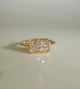 Bezel Set 1.75 Ct Radiant Cut Moissanite Engagement Ring