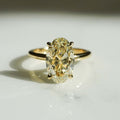 3.20 Ct Oval Cut Moissanite Engagement Ring