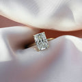 3.50 Ct Radiant Cut Moissanite Engagement Ring