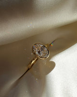 Bezel Set 2 Ct Oval Cut Moissanite Engagement Ring