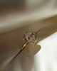 Bezel Set 2 Ct Oval Cut Moissanite Engagement Ring
