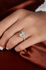 4.50 Ct Radiant Cut Double Prong Ring
