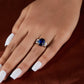 Blue Sapphire Cushion Cut Engagement Ring