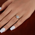 4.55 Ct Cushion Cut Moissanite Engagement Ring