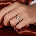 3 Ct Cushion Cut Moissanite Engagement  Ring