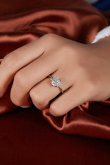3 Ct Cushion Cut Moissanite Engagement  Ring