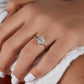 4.55 Ct Cushion Cut Moissanite Engagement Ring