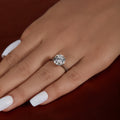 2.50 Ct Round Brilliant Cut Moissanite Engagement Ring