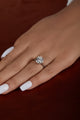 2.50 Ct Round Brilliant Cut Moissanite Engagement Ring