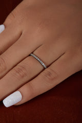 1.80 MM Full eternity Moissanite Wedding Band