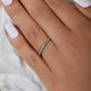 1.80 MM Full eternity Moissanite Wedding Band