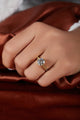 1.75 Ct Round Brilliant Cut Moissanite Ring