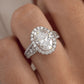 3.50 Ct Oval Cut Moissanite Engagement Ring