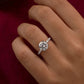 2 Ct Round Brilliant Cut Moissanite Engagement Ring