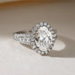 3.50 Ct Oval Cut Moissanite Engagement Ring