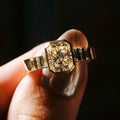 Bezel Set 2.03 Ct Radiant Cut Moissanite Engagement Ring
