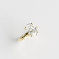 2.50 Ct Oval Cut Moissanite Engagement Ring