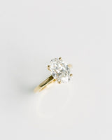 2.50 Ct Oval Cut Moissanite Engagement Ring
