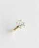 2 Ct Oval Cut Moissanite Engagement Ring